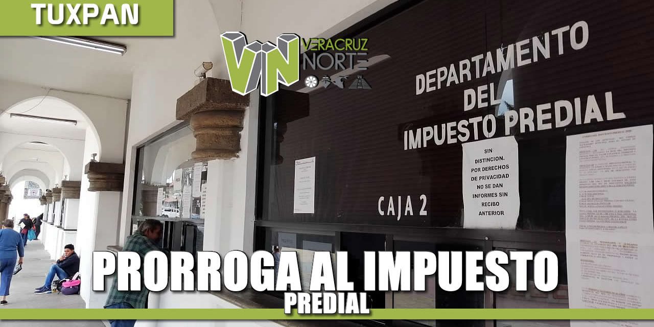 Prorroga al impuesto predial