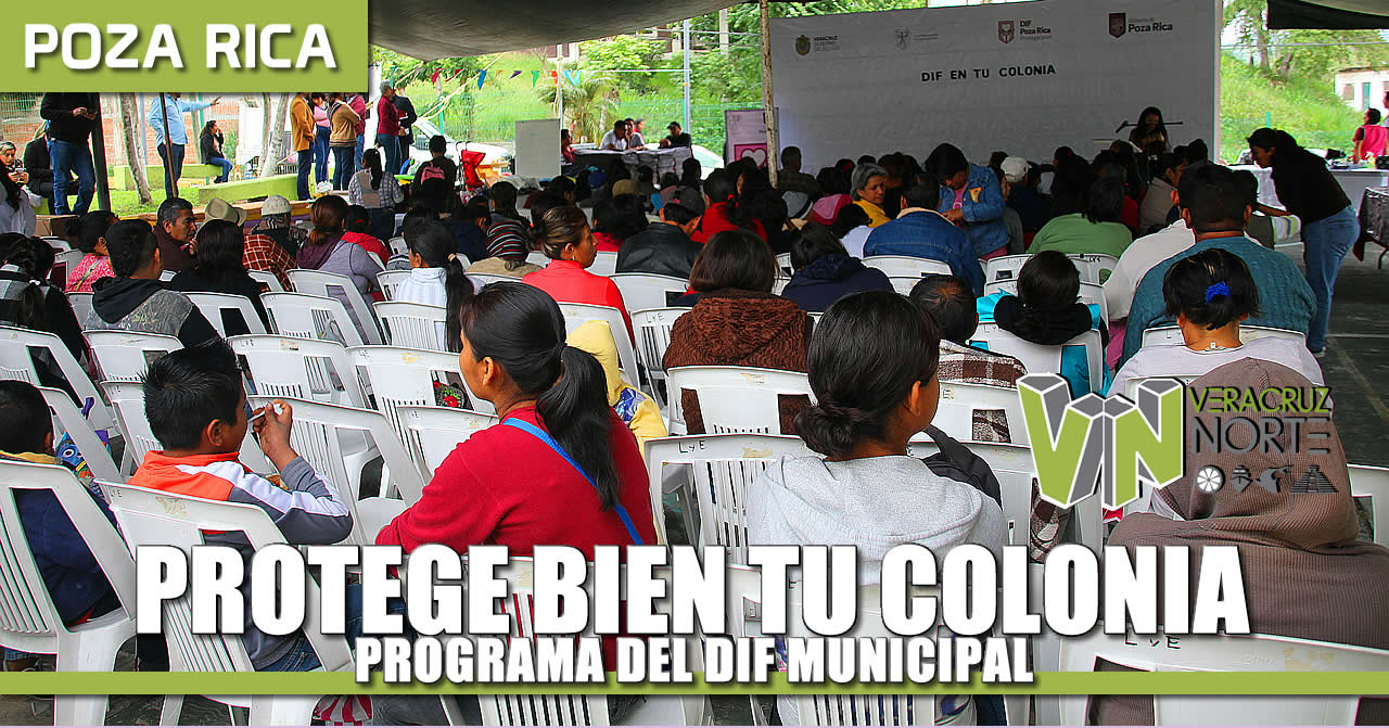 Programa “DIF Protege bien en tu colonia”