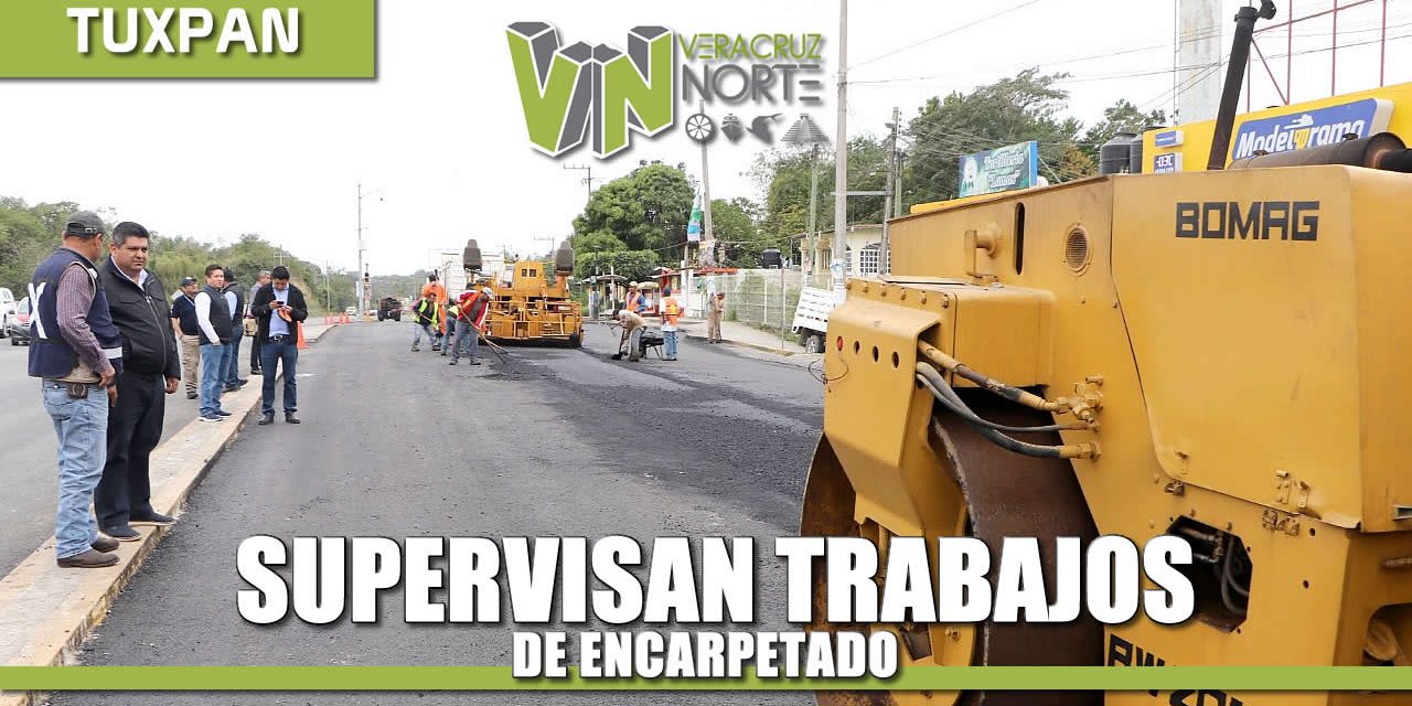 Supervisan Trabajos de Encarpetado