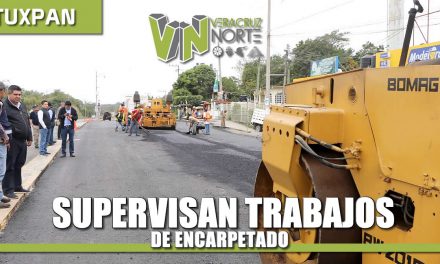 Supervisan Trabajos de Encarpetado