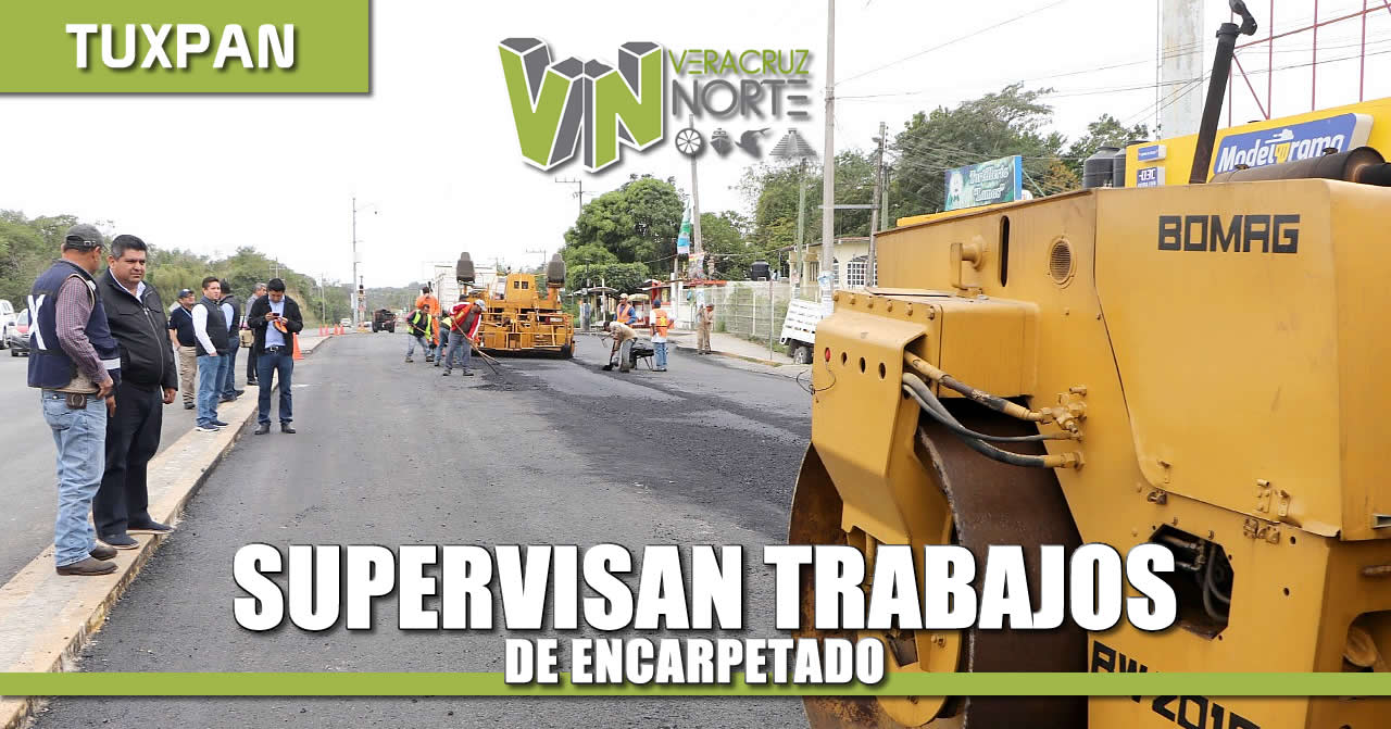 Supervisan Trabajos de Encarpetado