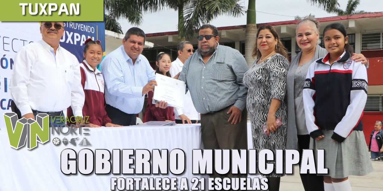 gobierno municipal fortalece a 21 escuelas