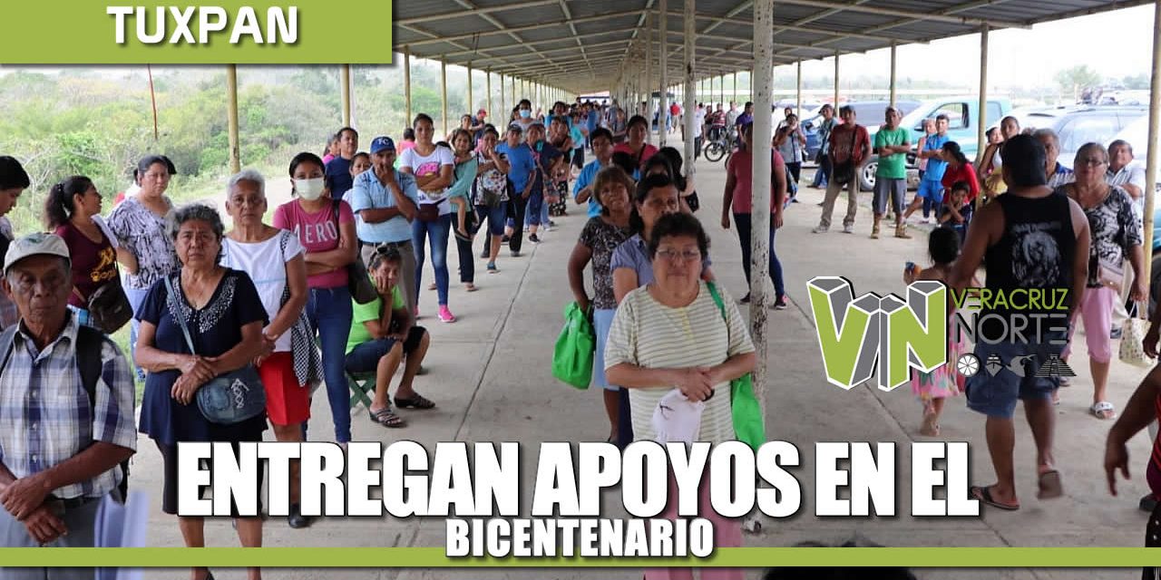 Entregan apoyos en el Bicentenario