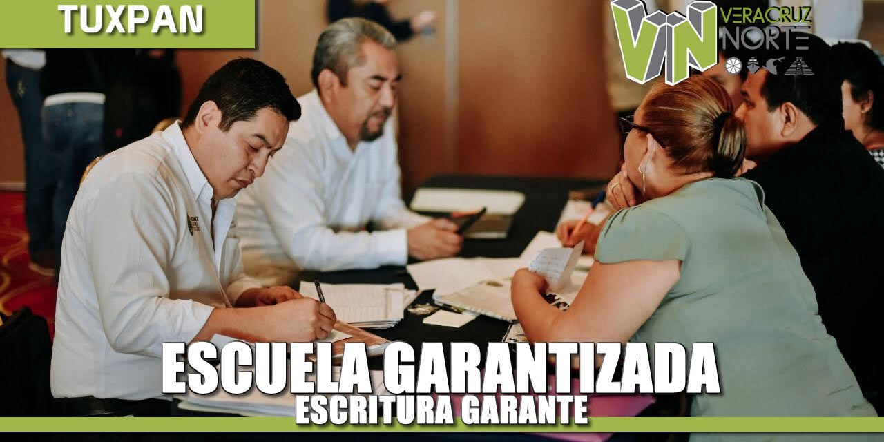 Escuela garantizada, escritura garante