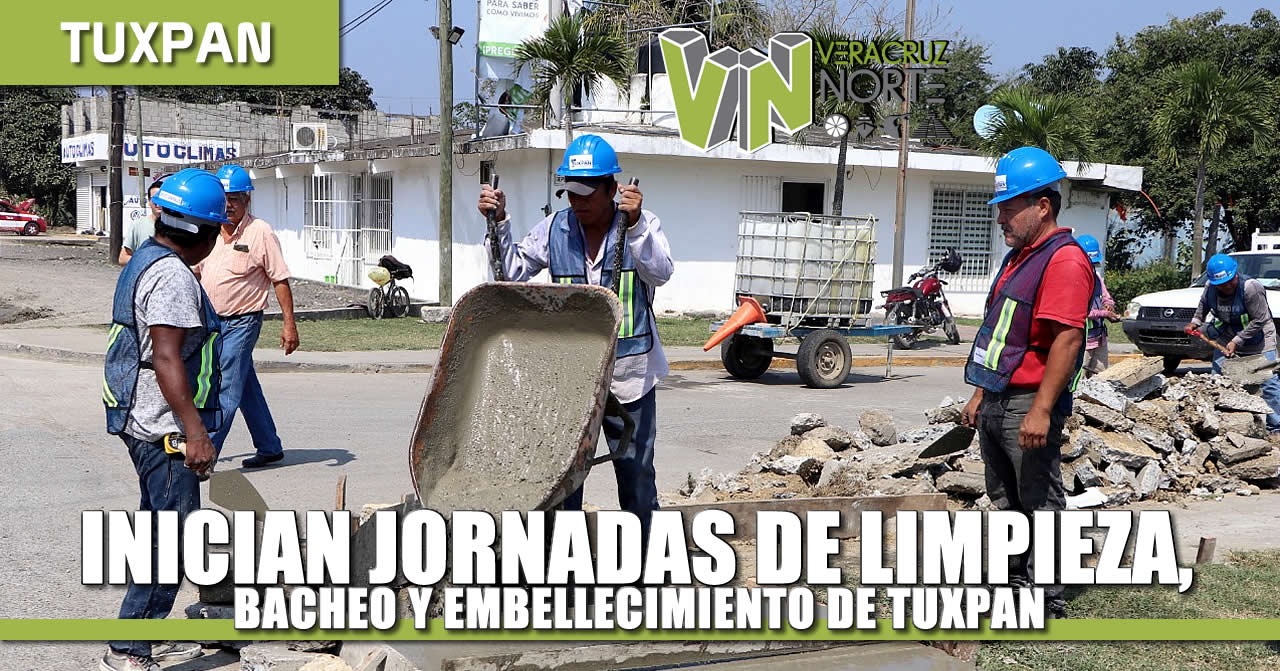 Inician jornadas de limpieza, bacheos y embellecimiento de la ciudad