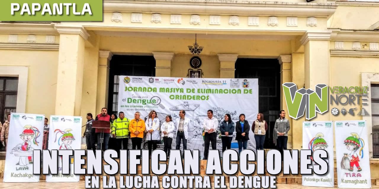 INTENSIFICAN ACCIONES EN LA LUCHA CONTRA EL DENGUE