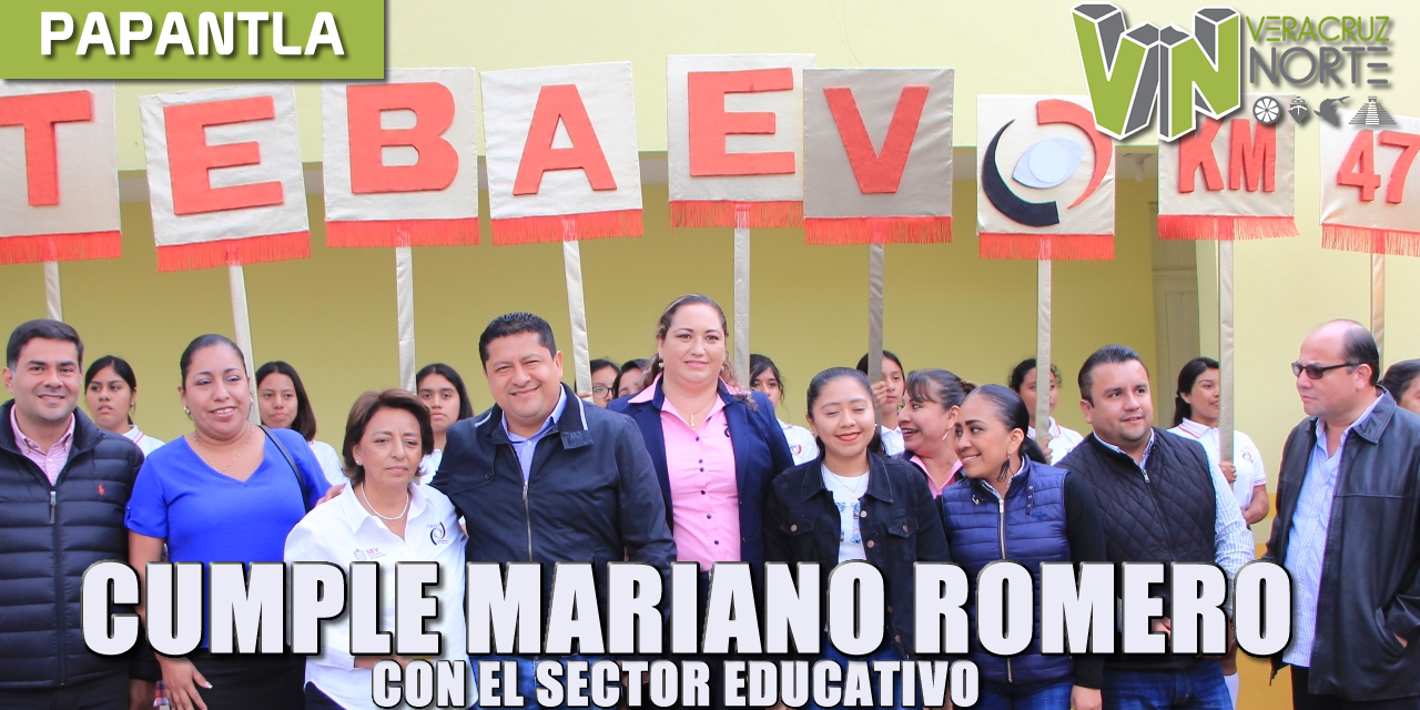 CUMPLE MARIANO ROMERO CON EL SECTOR EDUCATIVO