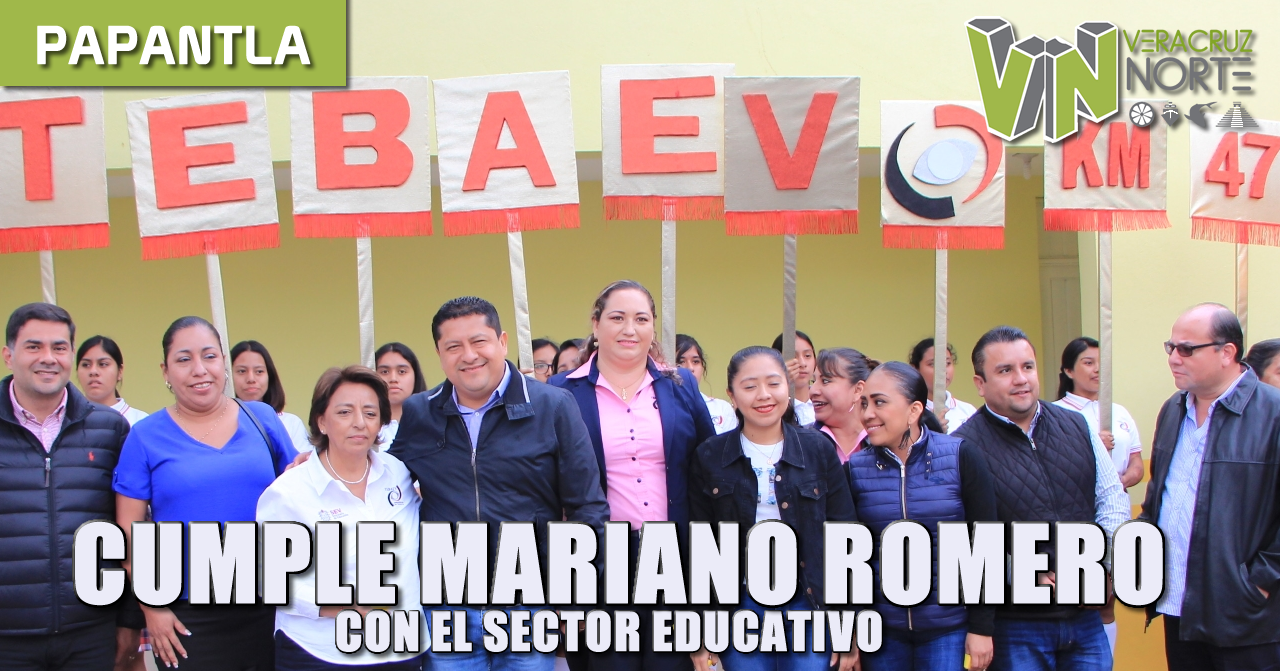 CUMPLE MARIANO ROMERO CON EL SECTOR EDUCATIVO