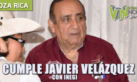 CUMPLE JAVIER VELÁZQUEZ CON EL INEGI