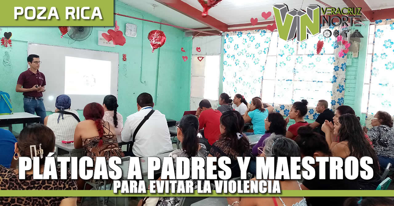 Lleva Prevención del Delito pláticas a padres y maestros para evitar la violencia