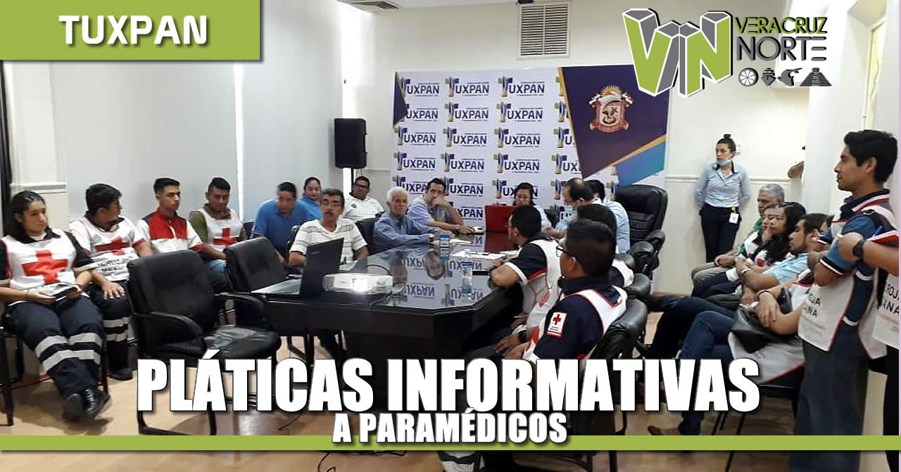 Pláticas informativas a paramédicos