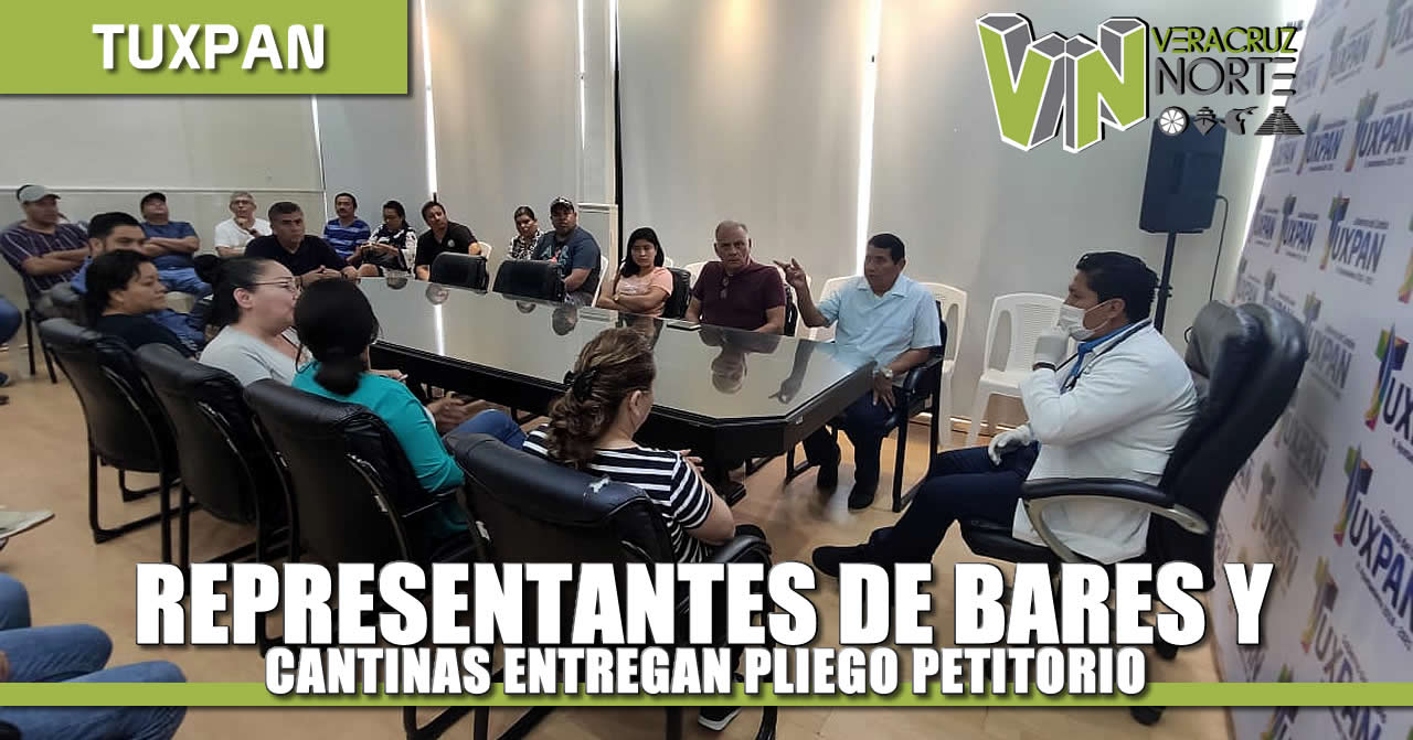 Representantes de bares, cantinas y discoteques entregan pliego petitorio para el Consejo Municipal de Salud