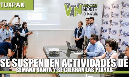 SE SUSPENDEN ACTIVIDADES DE SEMANA SANTA Y SE CIERRAN LAS PLAYAS COMO MEDIDA PREVENTIVA