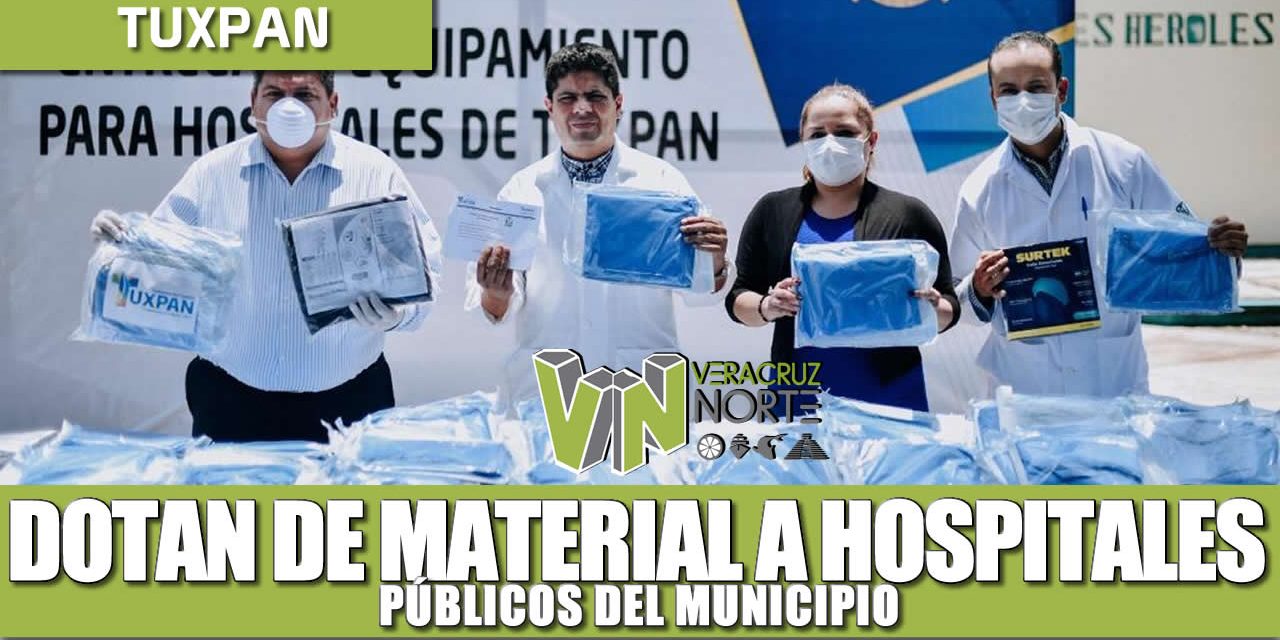 Dotan de material a Hospitales Públicos del municipio