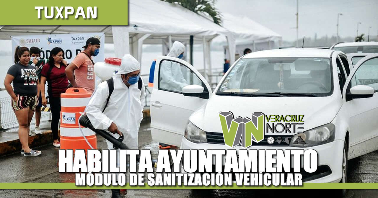 HABILITA AYUNTAMIENTO MÓDULO DE SANITIZACIÓN VEHICULAR