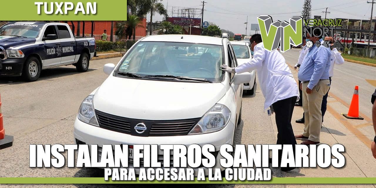 INSTALAN FILTROS SANITARIOS EN LOS ACCESOS A LA CIUDAD