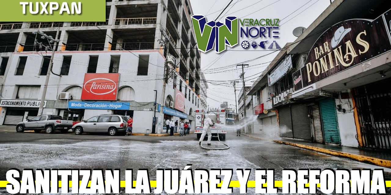 Sanitizan la Juárez y el Reforma