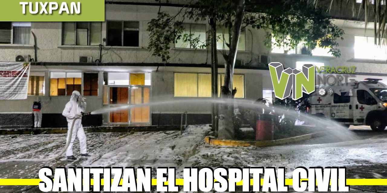 SANITIZACIÓN DEL HOSPITAL CIVIL EMILIO ALCAZAR