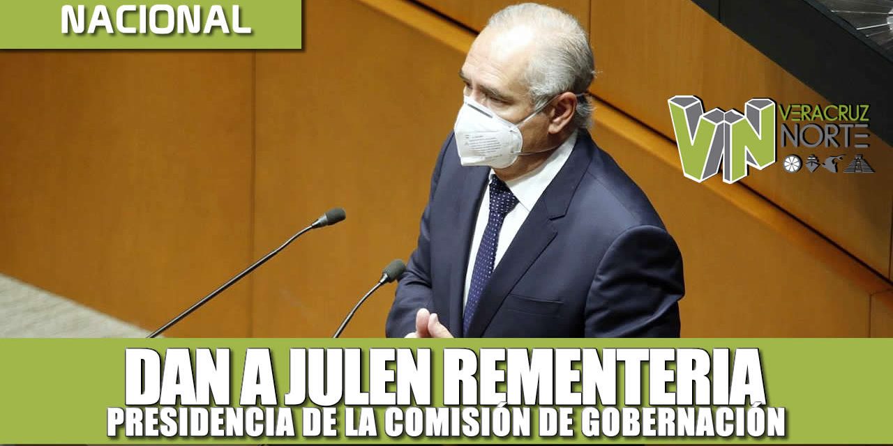 Dan a Julen Rementería presidencia de la Comisión de Gobernación, Puntos Constitucionales y Justicia de la Comisión Permanente