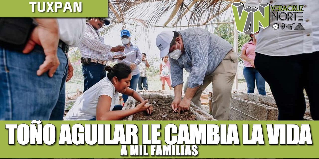 TOÑO AGUILAR LE CAMBIA LA VIDA A MIL FAMILIAS