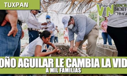 TOÑO AGUILAR LE CAMBIA LA VIDA A MIL FAMILIAS