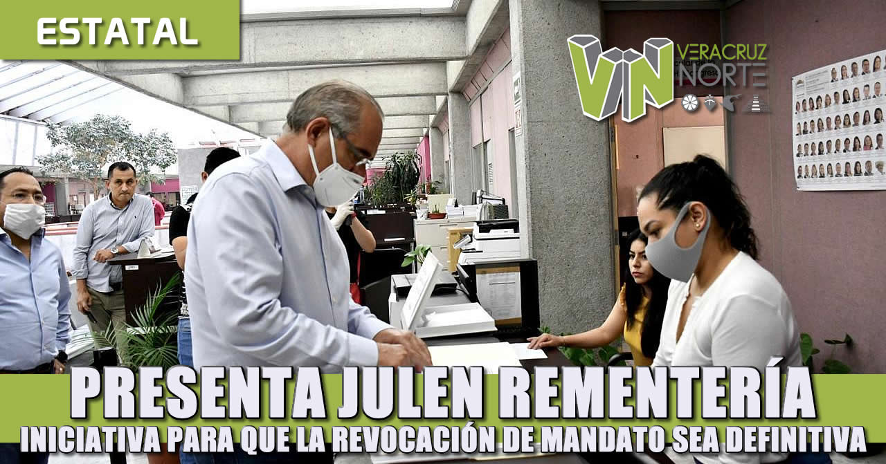 Presenta Julen Rementería iniciativa para que la revocación de mandato del gobernador sea obligatoria