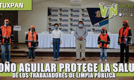 TOÑO AGUILAR  PROTEGE LA SALUD DE LOS TRABAJADORES DE LIMPIA PÚBLICA