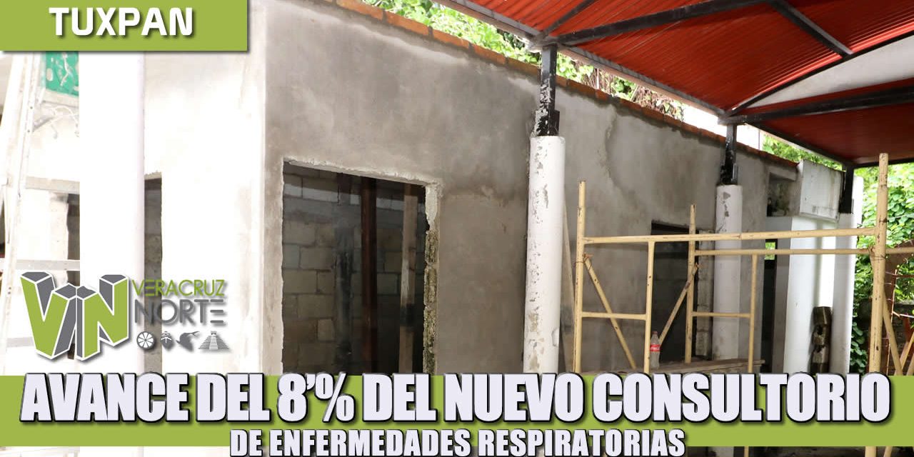 AVANCE DEL 80% EN EL NUEVO CONSULTORIO DE ENFERMEDADES RESPIRATORIAS