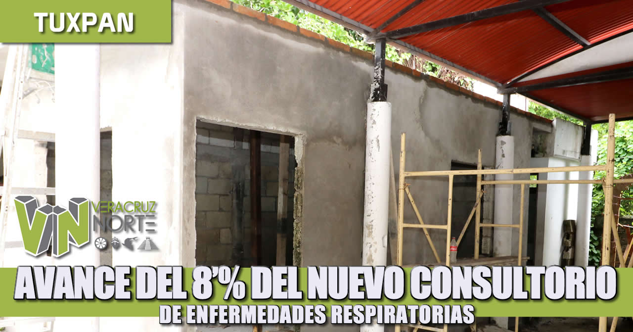 AVANCE DEL 80% EN EL NUEVO CONSULTORIO DE ENFERMEDADES RESPIRATORIAS