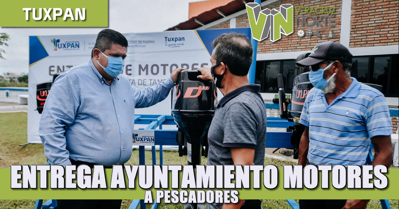 ENTREGA AYUNTAMIENTO MOTORES A PESCADORES DE LA MATA