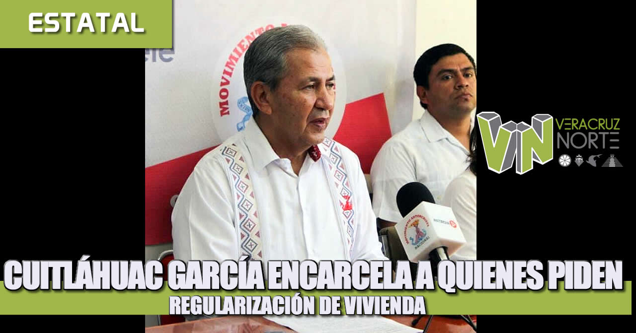 CUITLÁHUAC GARCÍA ENCARCELA A QUIENES PIDEN REGULARIZACIÓN DE VIVIENDA