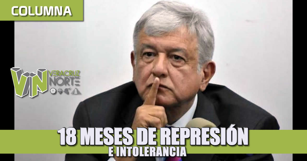 18 MESES DE REPRESIÓN E INTOLERANCIA