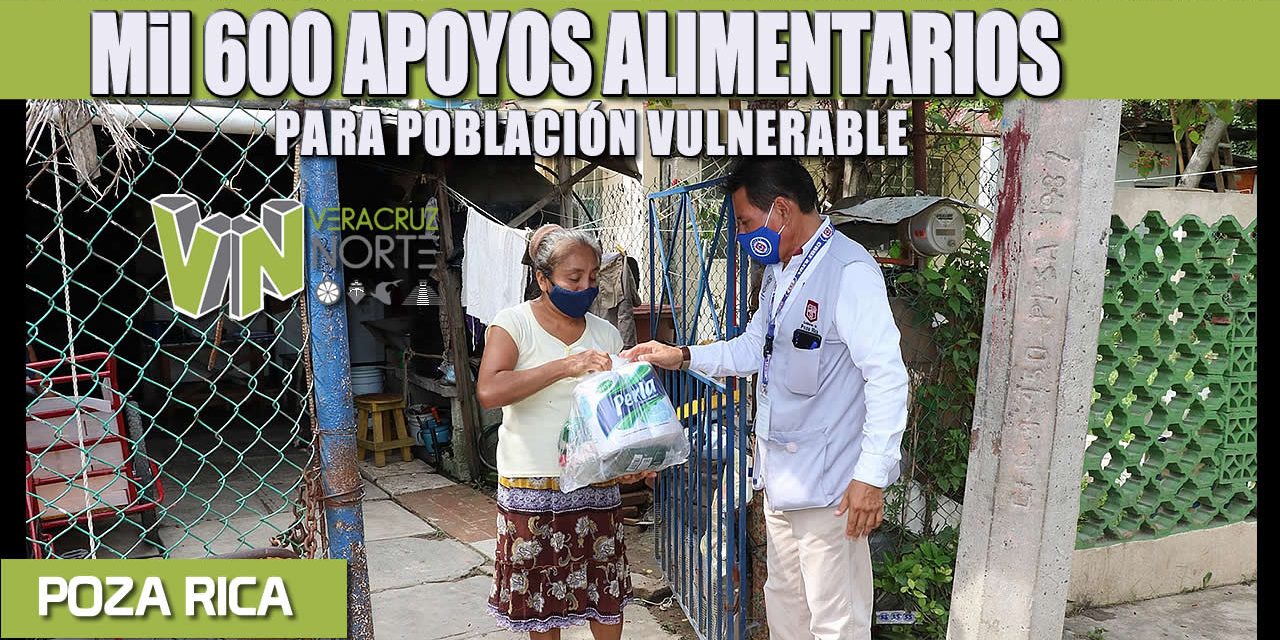 MIL 600 APOYOS ALIMENTARIOS PARA POBLACIÓN VULNERABLE