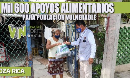 MIL 600 APOYOS ALIMENTARIOS PARA POBLACIÓN VULNERABLE