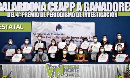 Galardona CEAPP a ganadores del 4° premio «PERIODISMO DE INVESTIGACIÓN 2020»