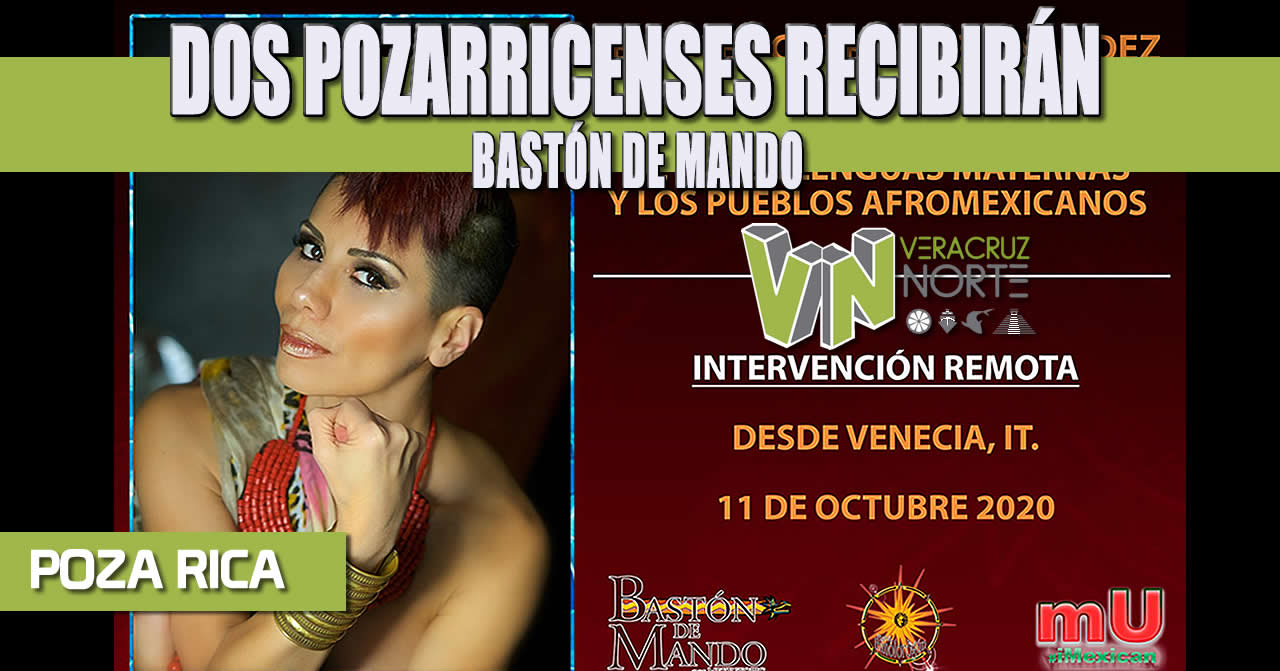 DOS POZARRICENSES RECIBIRÁN BASTÓN DE MANDO