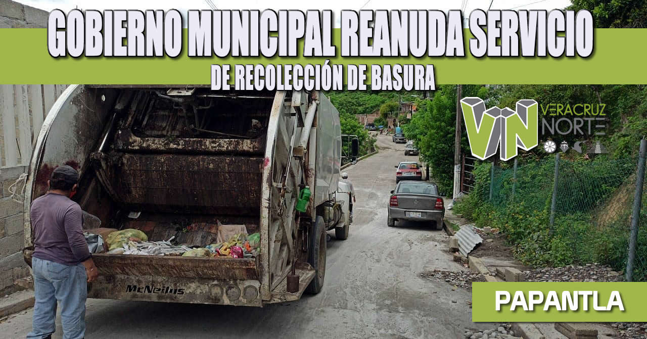 GOBIERNO MUNICIPAL REANUDA SERVICIO DE RECOLECCIÓN DE BASURA