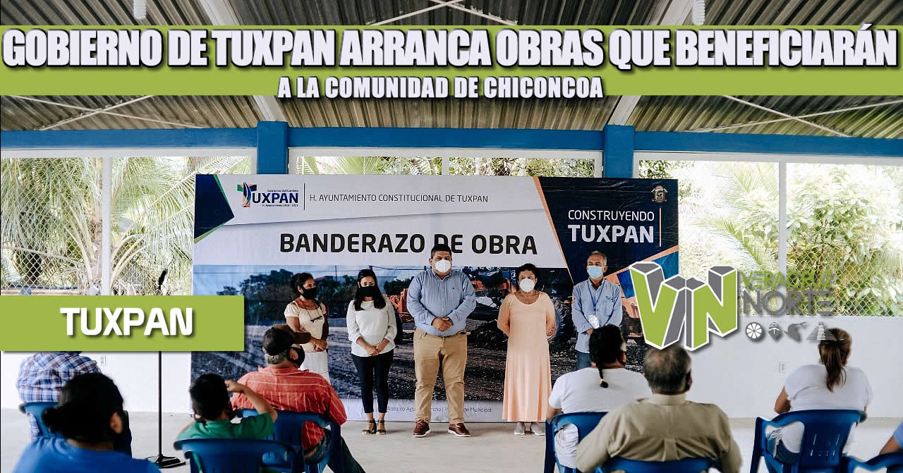 GOBIERNO DE TUXPAN ARRANCA OBRAS QUE BENEFICIARÁN A LA COMUNIDAD DE CHICONCOA