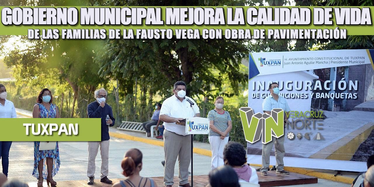 GOBIERNO MUNICIPAL MEJORA LA CALIDAD DE VIDA DE LAS FAMILIAS DE LA FAUSTO VEGA CON OBRA DE PAVIMENTACIÓN