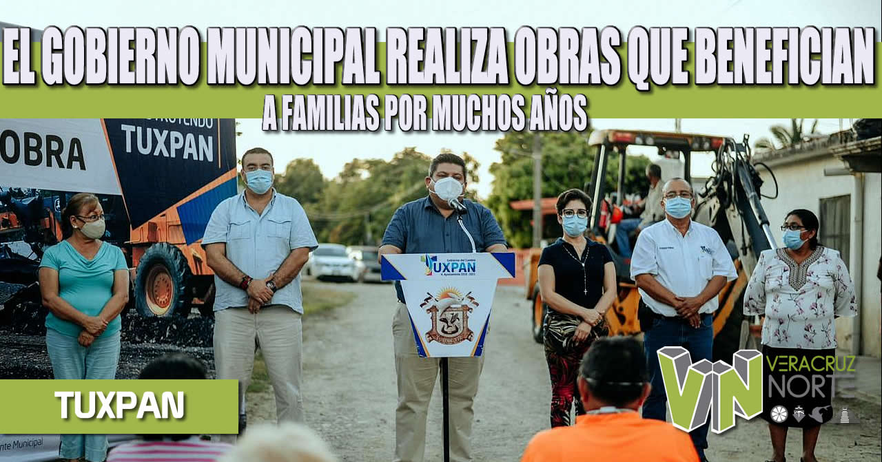 EL GOBIERNO MUNICIPAL REALIZA OBRAS QUE BENEFICIAN A FAMILIAS POR MUCHOS AÑOS