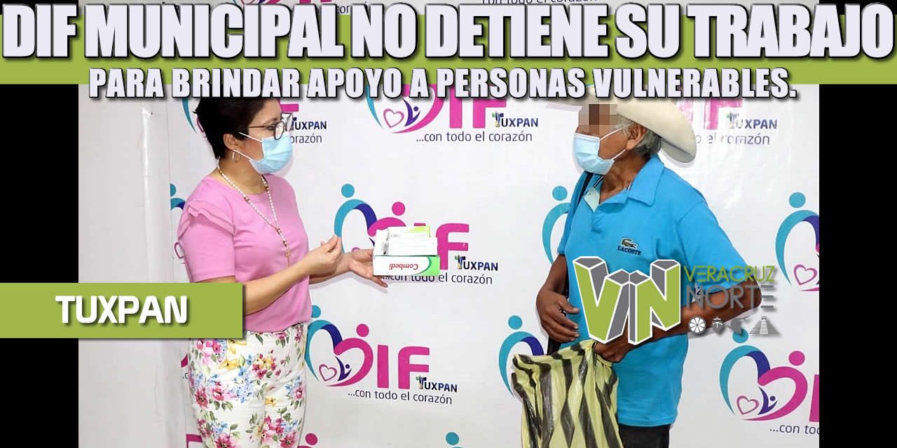 DIF MUNICIPAL NO DETIENE SU TRABAJO PARA BRINDAR APOYO A PERSONAS VULNERABLES