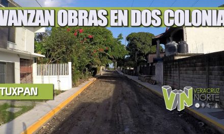 AVANZAN OBRAS EN DOS COLONIAS