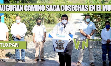 INAUGURAN CAMINO SACA COSECHAS EN EL MURO