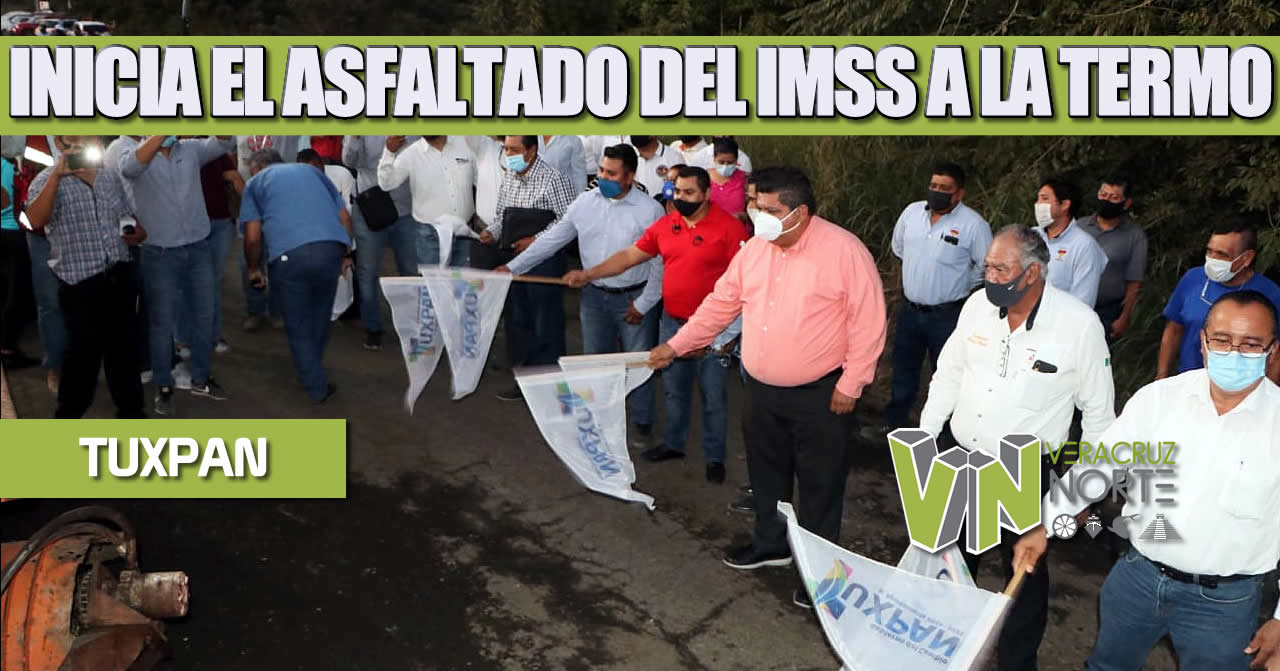 INICIA EL ASFALTADO DEL IMSS A LA TERMO