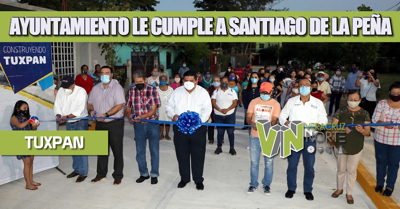 AYUNTAMIENTO LE CUMPLE A SANTIAGO DE LA PEÑA