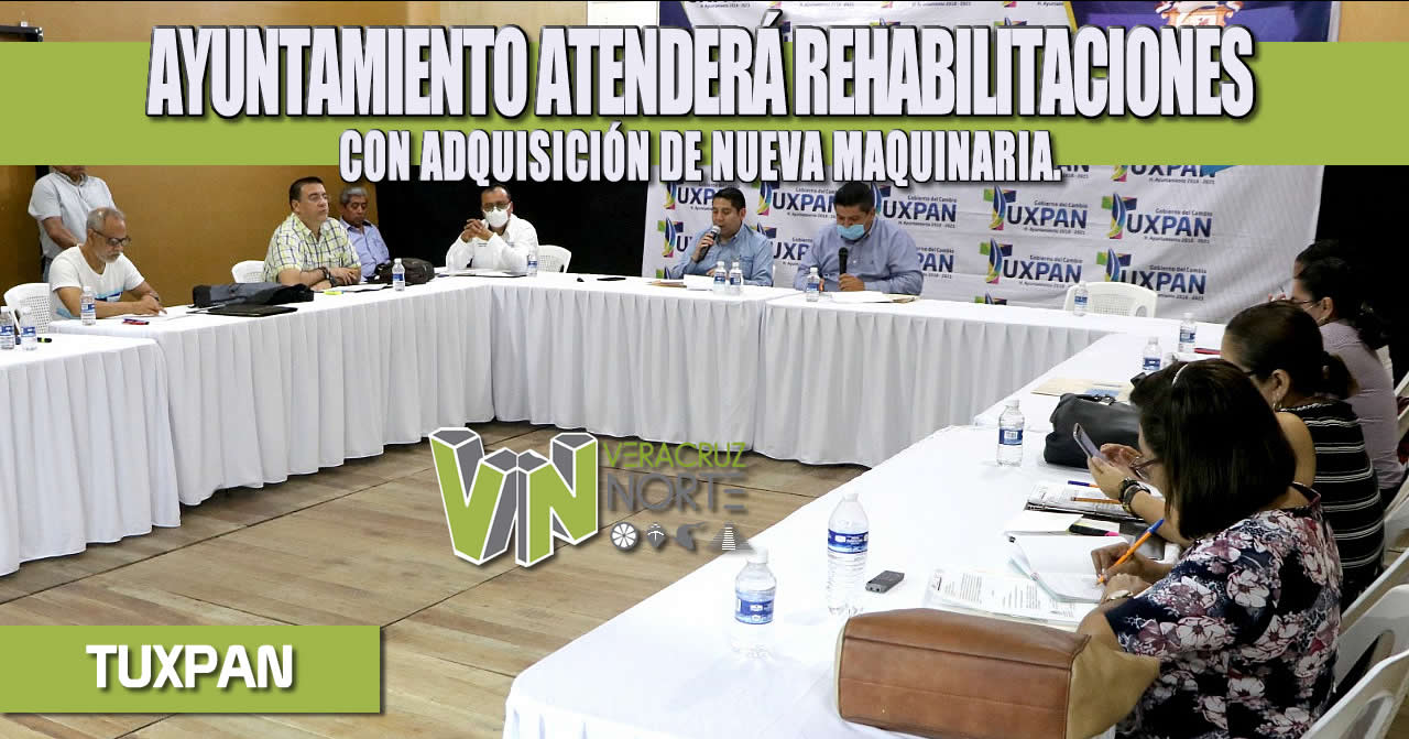 AYUNTAMIENTO ATENDERÁ REHABILITACIONES CON ADQUISICIÓN DE NUEVA MAQUINARIA.