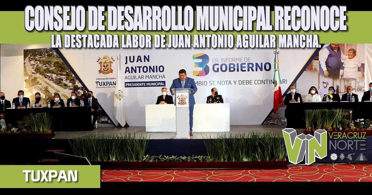 CONSEJO DE DESARROLLO MUNICIPAL RECONOCE LA DESTACADA LABOR DE JUAN ANTONIO AGUILAR MANCHA