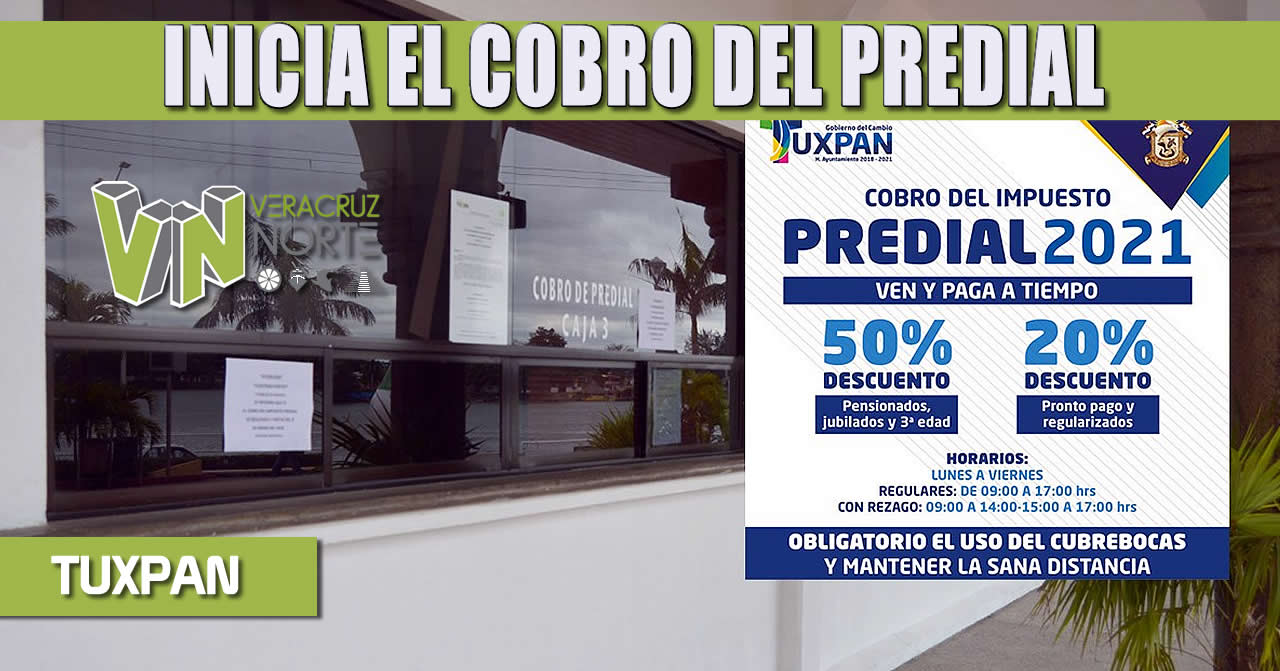 INICIA EL COBRO DEL PREDIAL