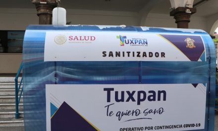 REFUERZA GOBIERNO DE TUXPAN MEDIDAS PREVENTIVAS EN LA PRESIDENCIA MUNICIPAL