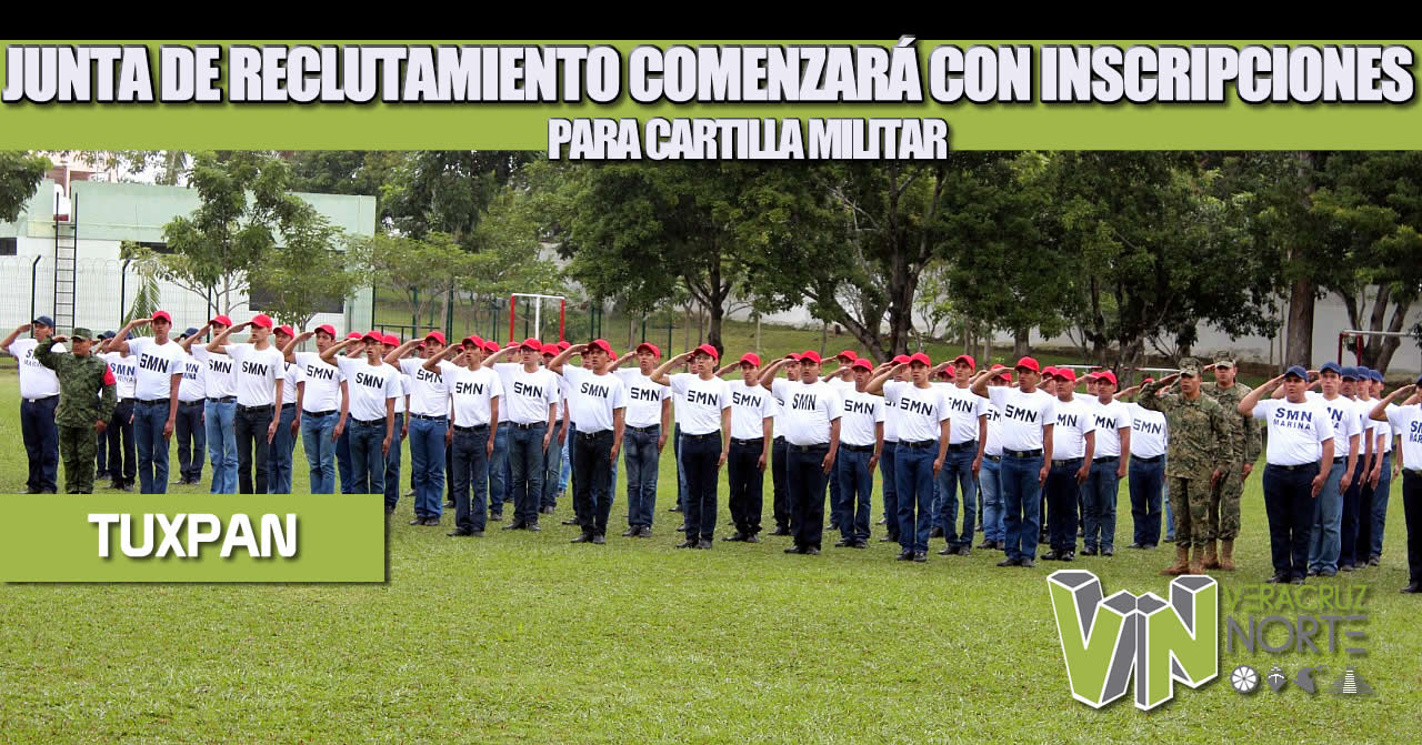 JUNTA DE RECLUTAMIENTO COMENZARÁ CON INSCRIPCIONES PARA CARTILLA MILITAR